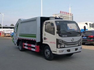 聚塵王牌HNY5040ZYSE6型壓縮式垃圾車